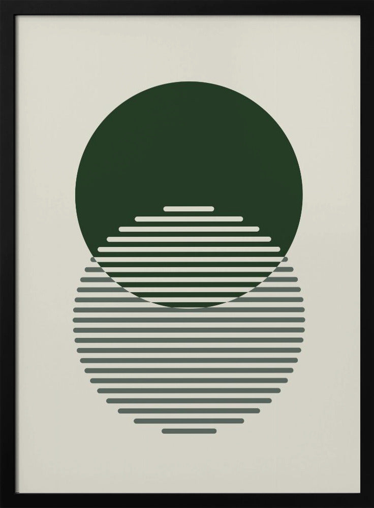 Minimale abstrakte Kreise II | Poster