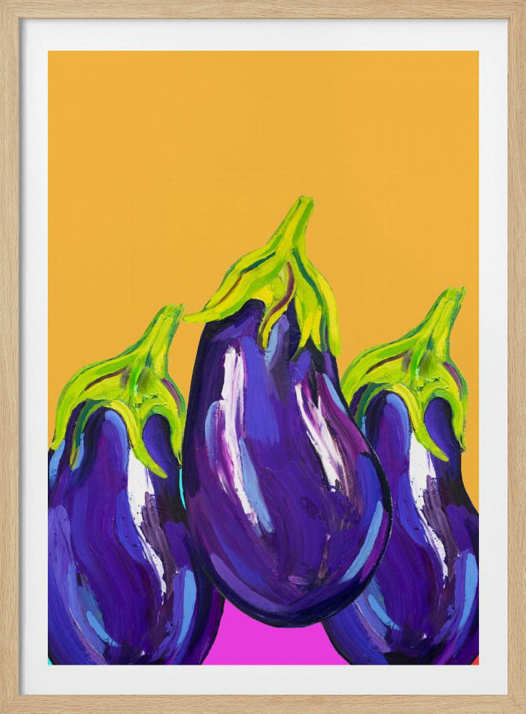 Groovy Auberginen | Poster