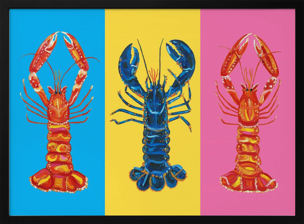 Hummer-Langustinen-Pop-Art | Poster
