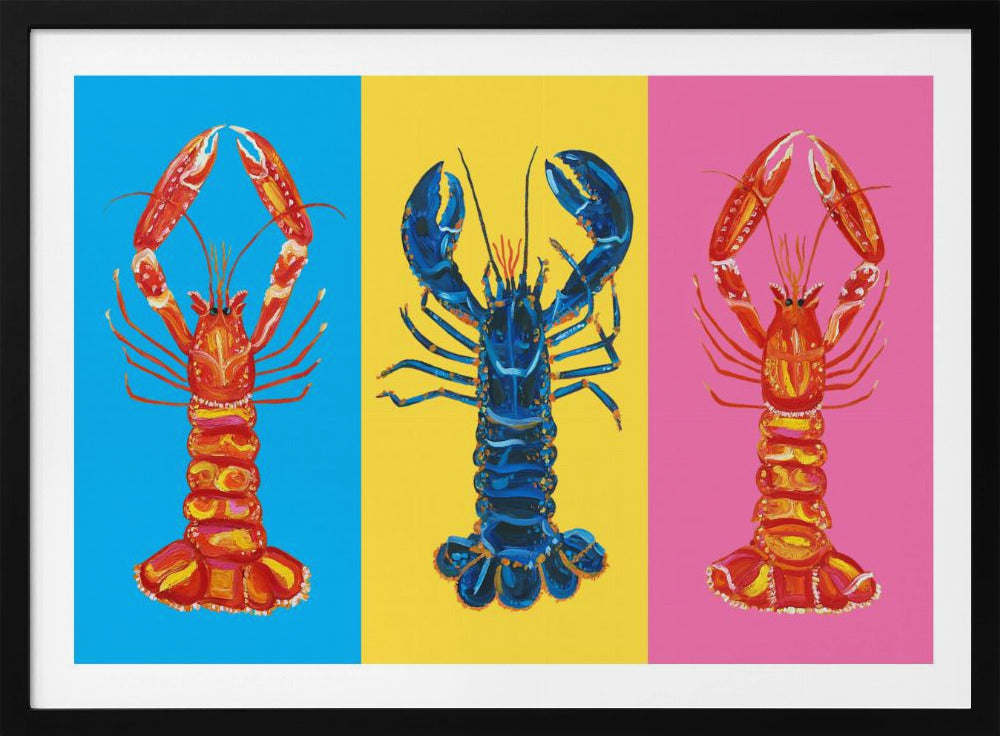 Hummer-Langustinen-Pop-Art | Poster
