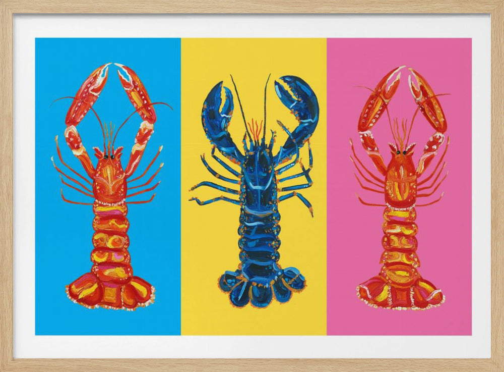 Hummer-Langustinen-Pop-Art | Poster