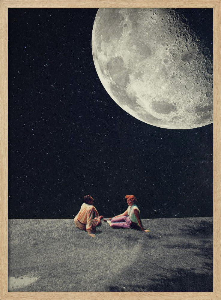 Ich habe dir den Mond für ein Lächeln geschenkt | Poster