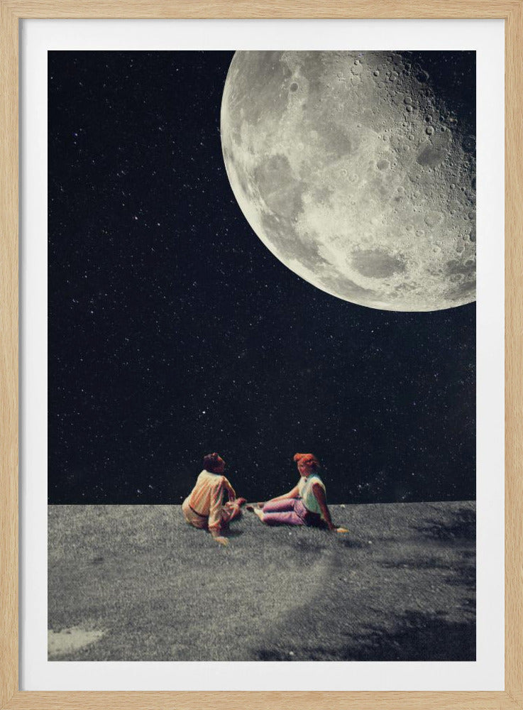Ich habe dir den Mond für ein Lächeln geschenkt | Poster
