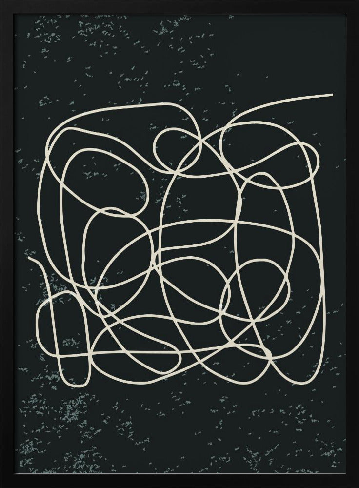 Black and White Lines #1 | Poster
