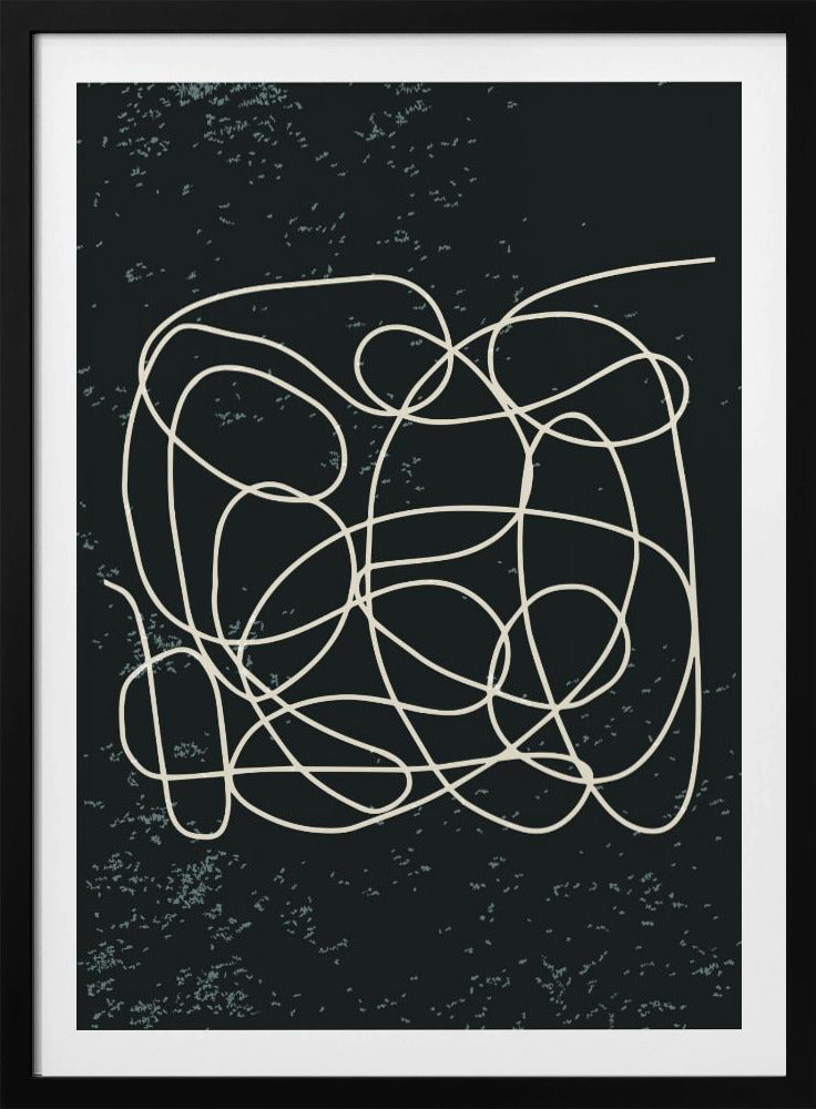 Black and White Lines #1 | Poster