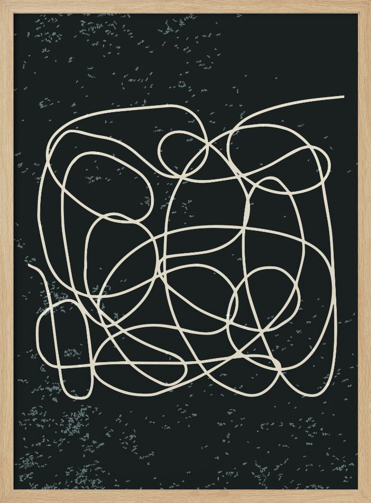 Black and White Lines #1 | Poster