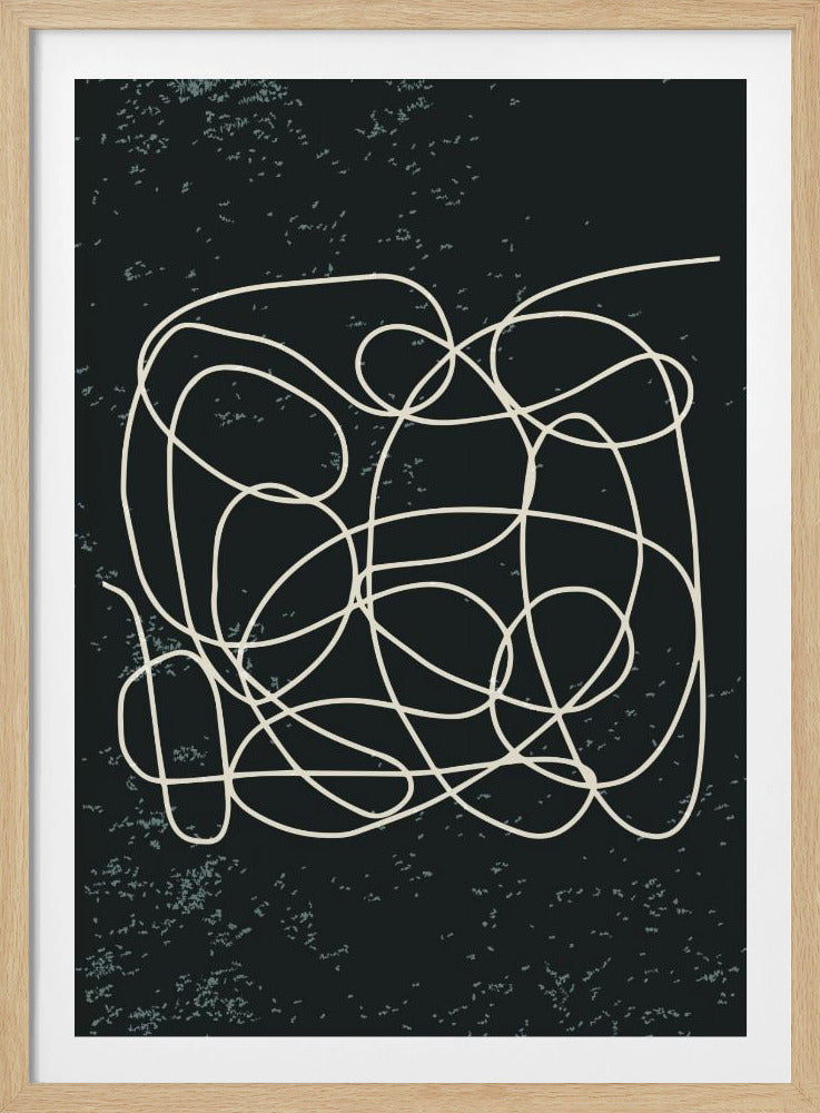 Black and White Lines #1 | Poster