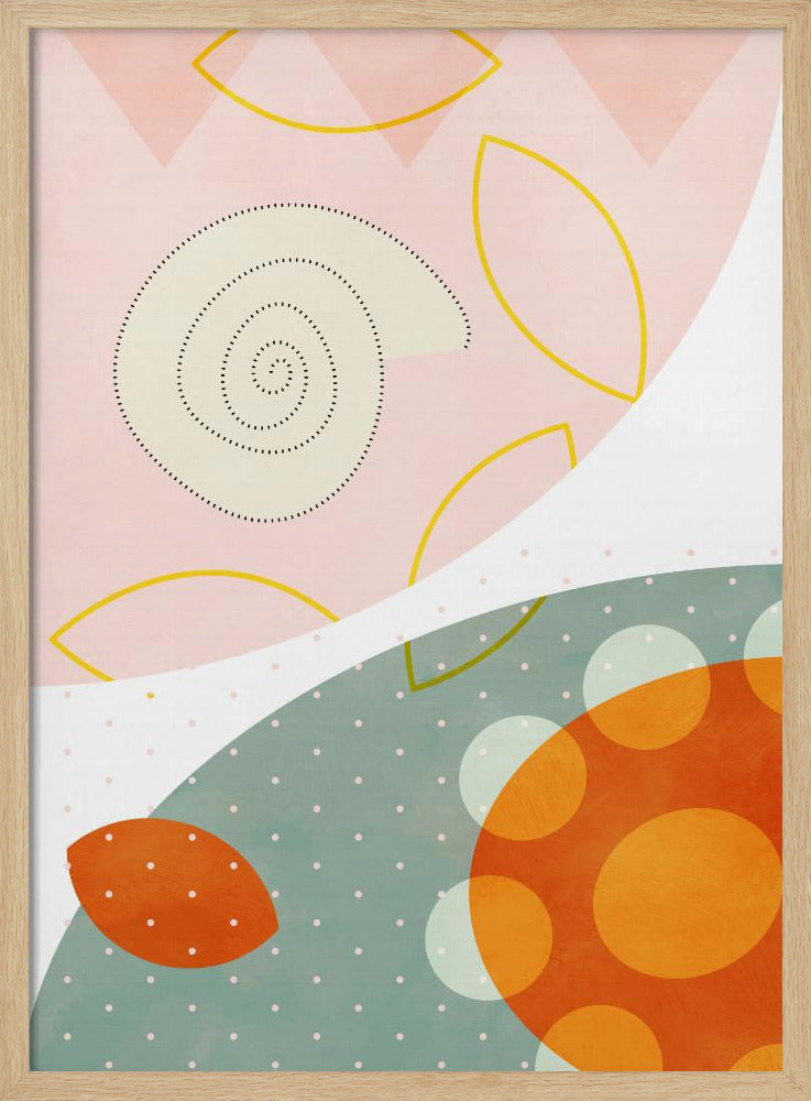Freundliche Farben Hilma 4 | Poster