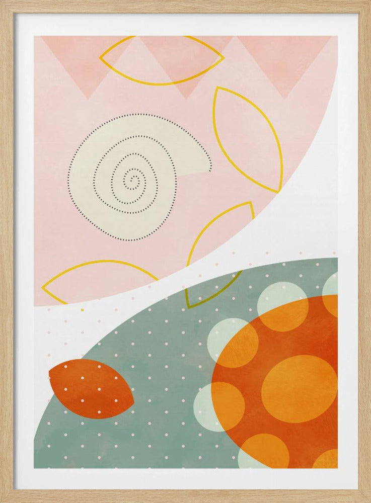 Freundliche Farben Hilma 4 | Poster