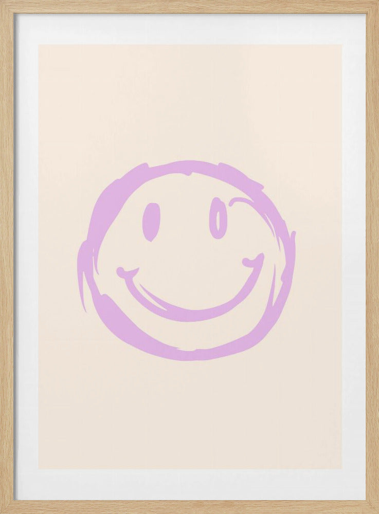 Purple Smiley | Poster