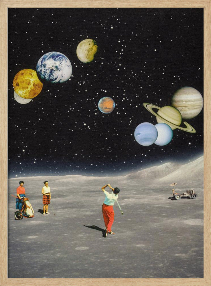 Weltraumgolf | Poster