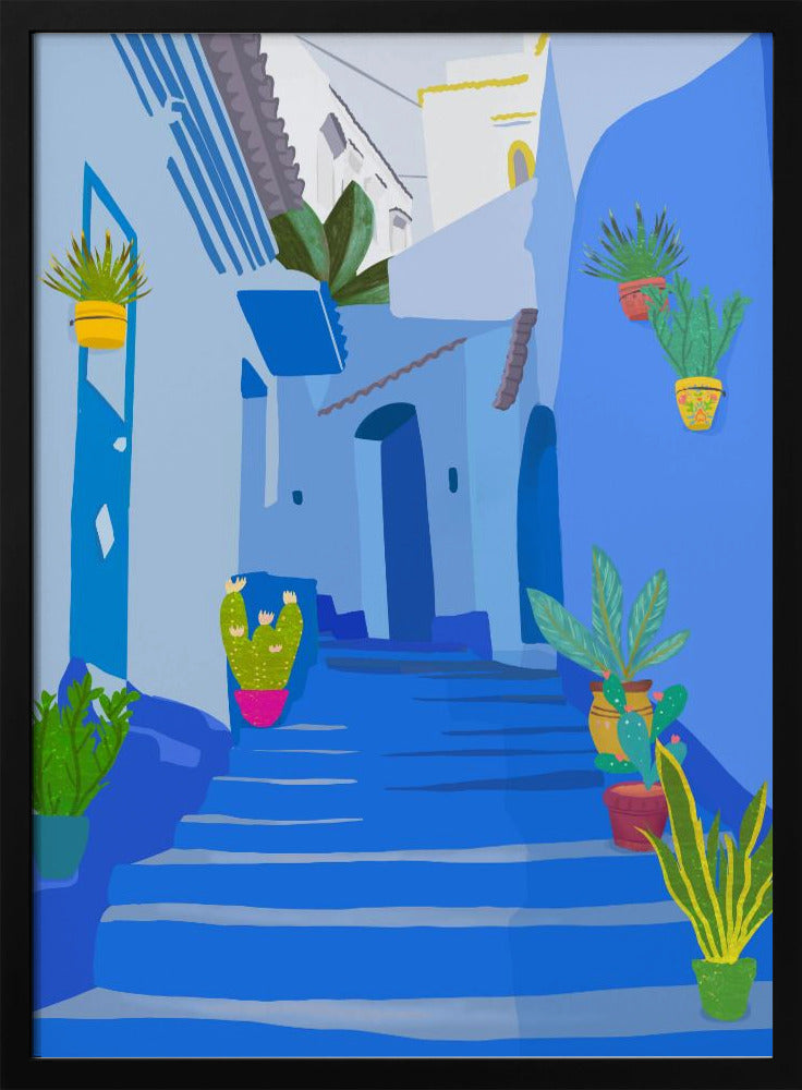 Blaue Stadt | Poster