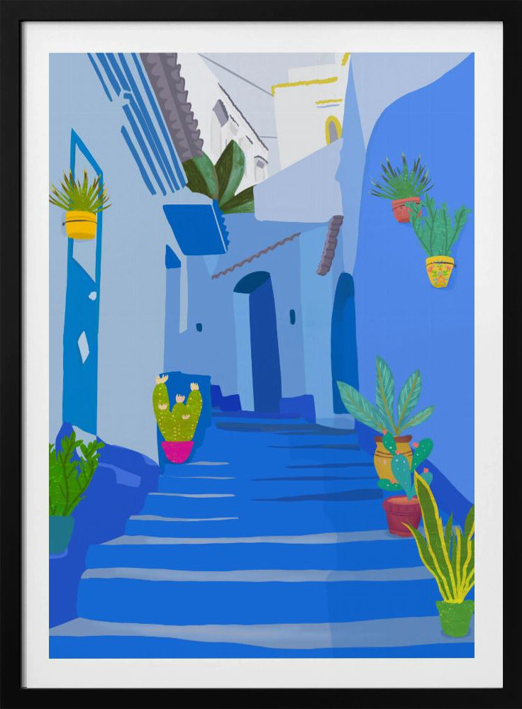 Blaue Stadt | Poster
