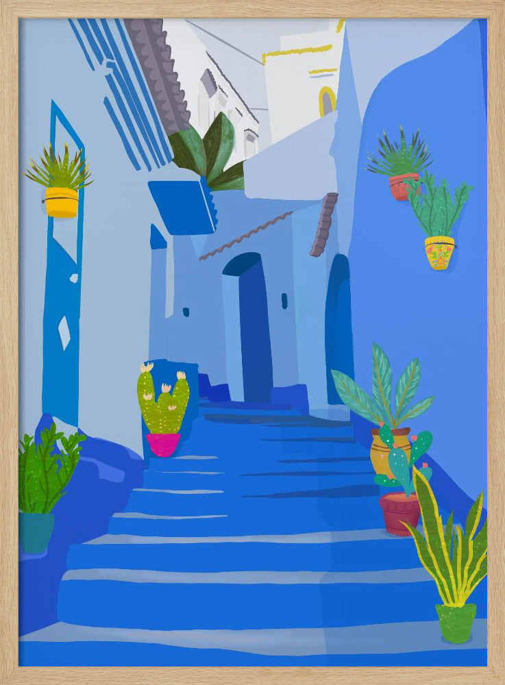 Blaue Stadt | Poster