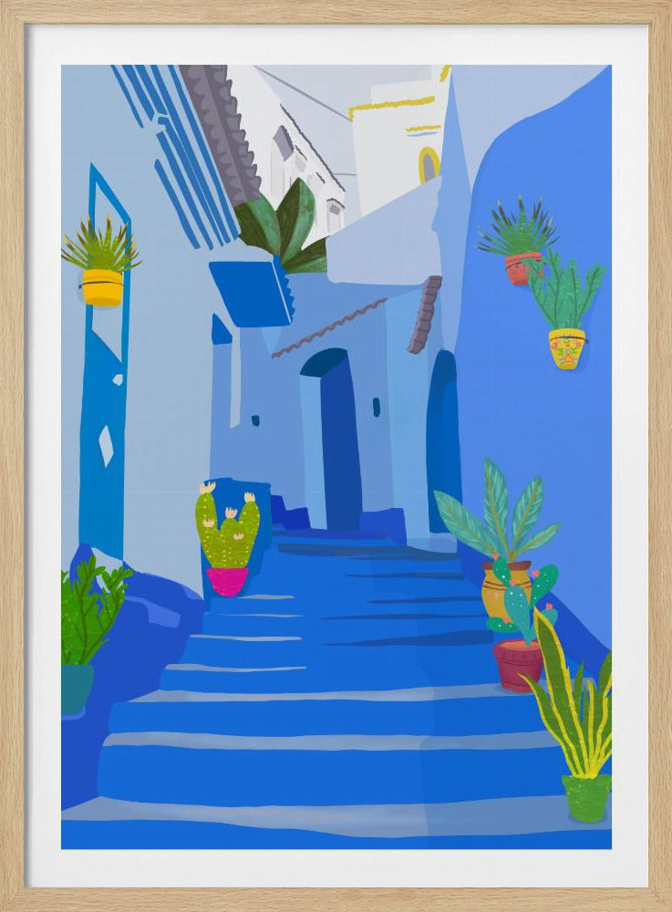 Blaue Stadt | Poster