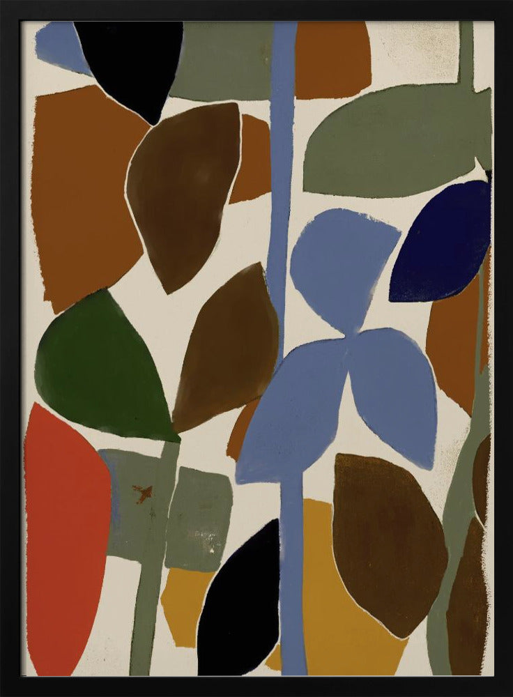 Abstract Leaves Harmony | Poster