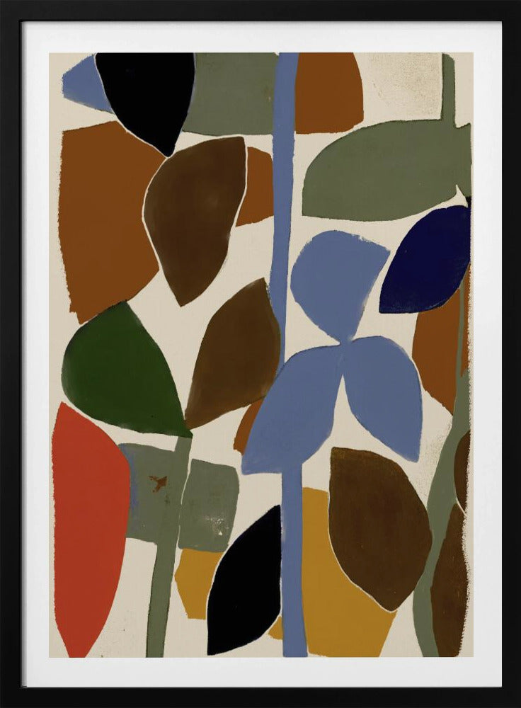 Abstract Leaves Harmony | Poster