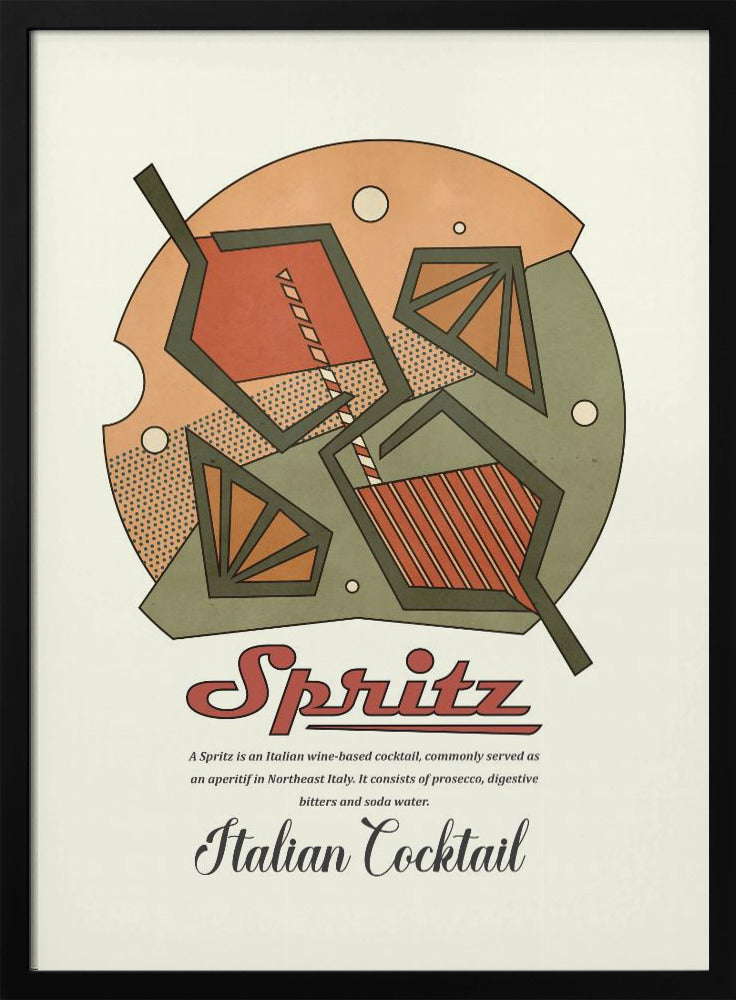 Geometrischer Spritzdruck | Poster