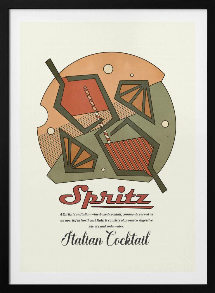 Geometrischer Spritzdruck | Poster