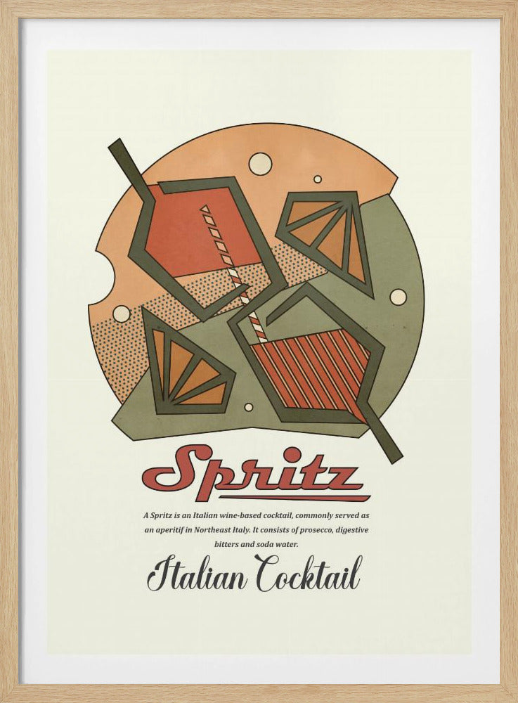 Geometrischer Spritzdruck | Poster