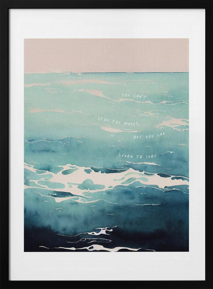 Surfen lernen | Poster