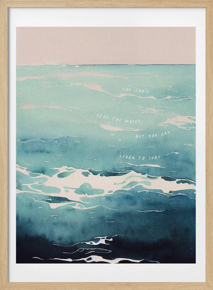 Surfen lernen | Poster