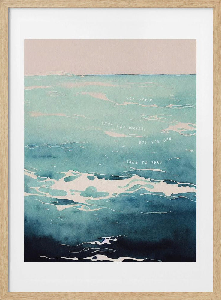 Surfen lernen | Poster