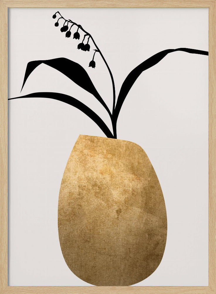 Water Lilies Gold | Poster