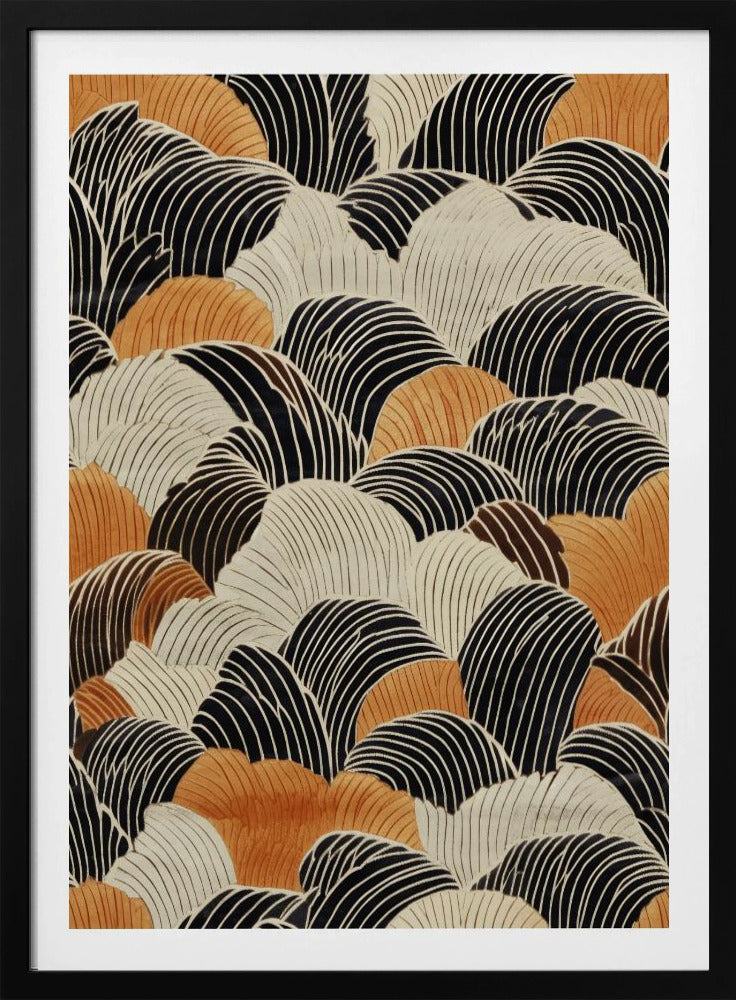 Fließende Wellenlandschaft | Poster