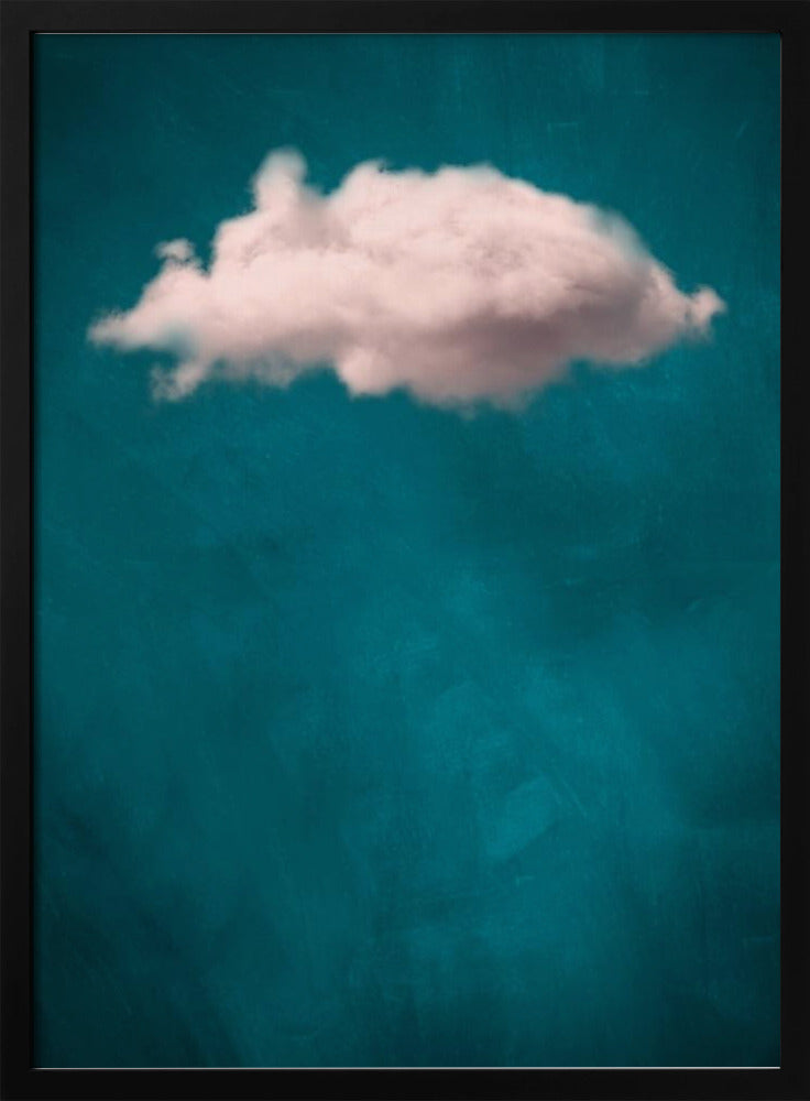 Blaugrüne / errötende Wolke Nr. 1 | Poster