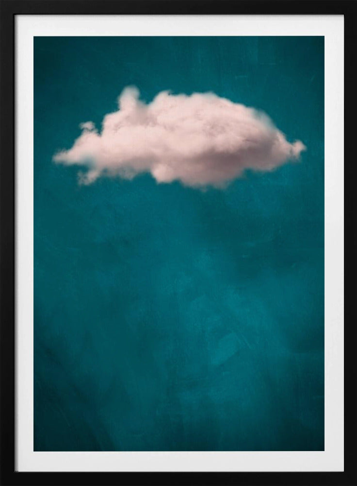 Blaugrüne / errötende Wolke Nr. 1 | Poster