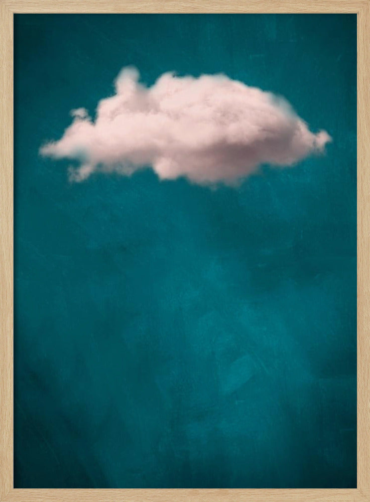 Blaugrüne / errötende Wolke Nr. 1 | Poster