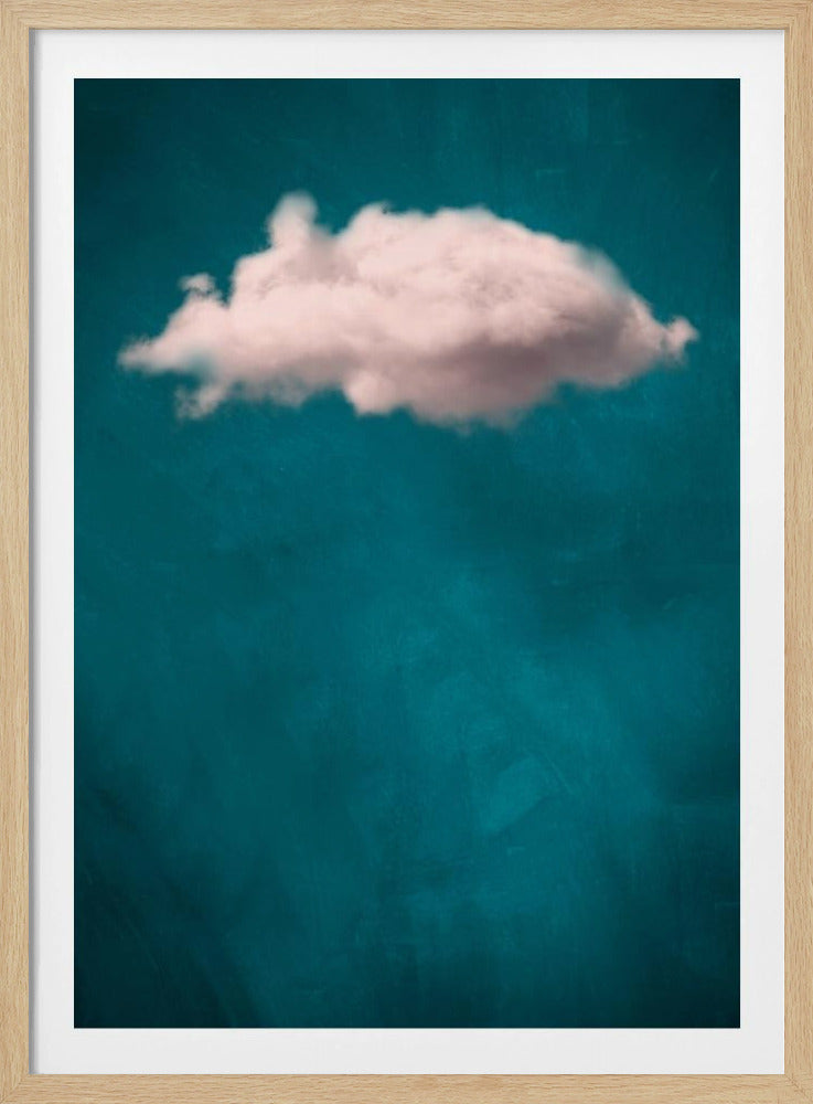 Blaugrüne / errötende Wolke Nr. 1 | Poster