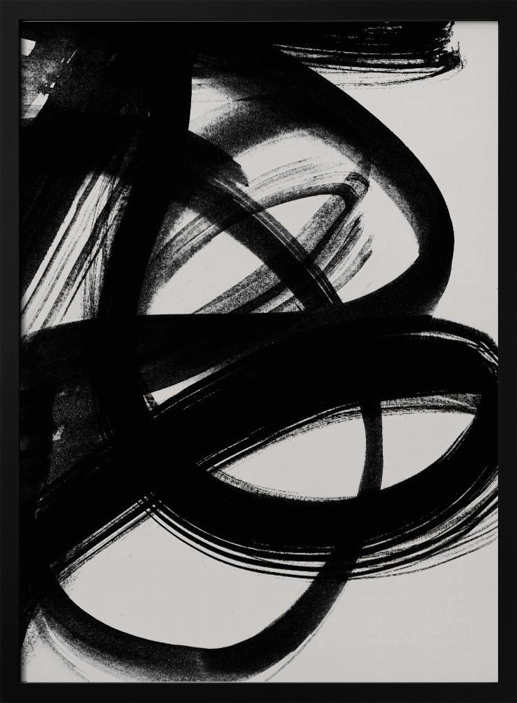 Abstrakte Pinselstriche 5 A1 | Poster