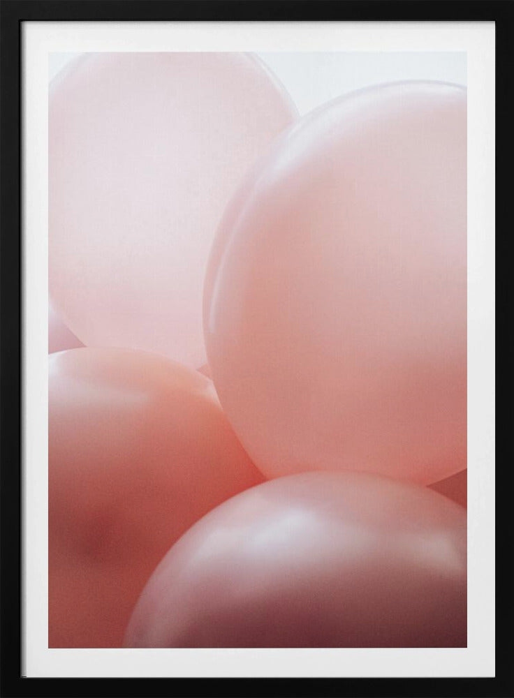 Soft Pink Balloons | Poster