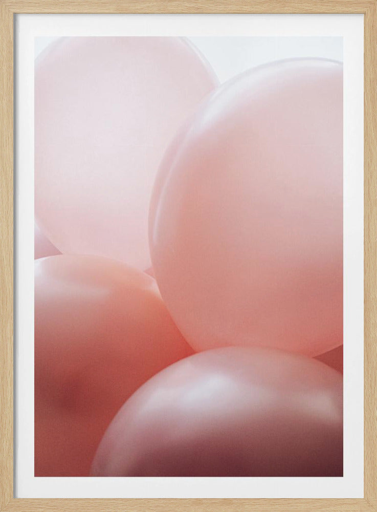 Soft Pink Balloons | Poster