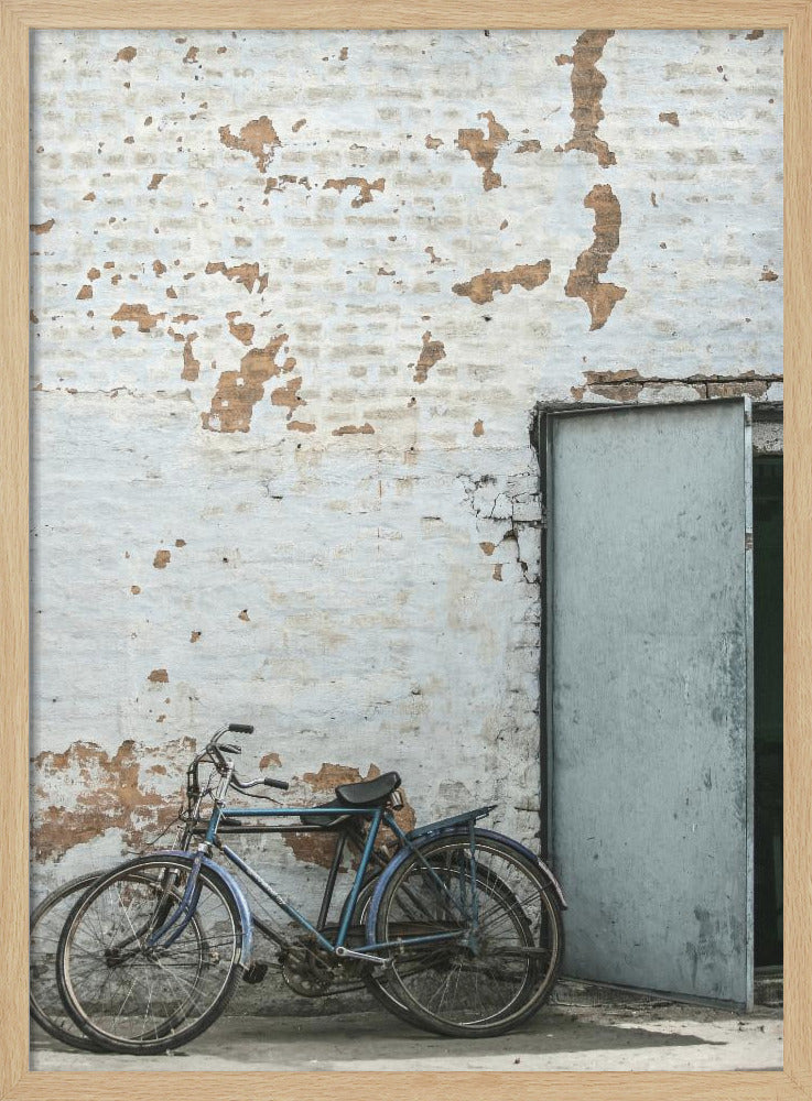 Rustikale Fahrradszene | Poster