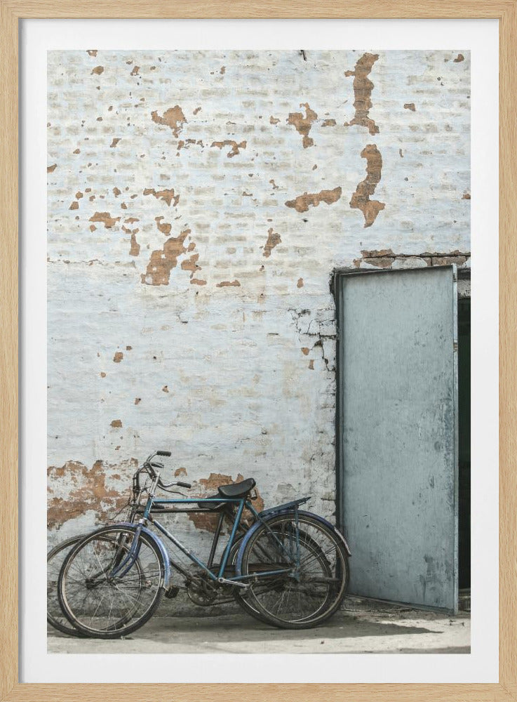 Rustikale Fahrradszene | Poster