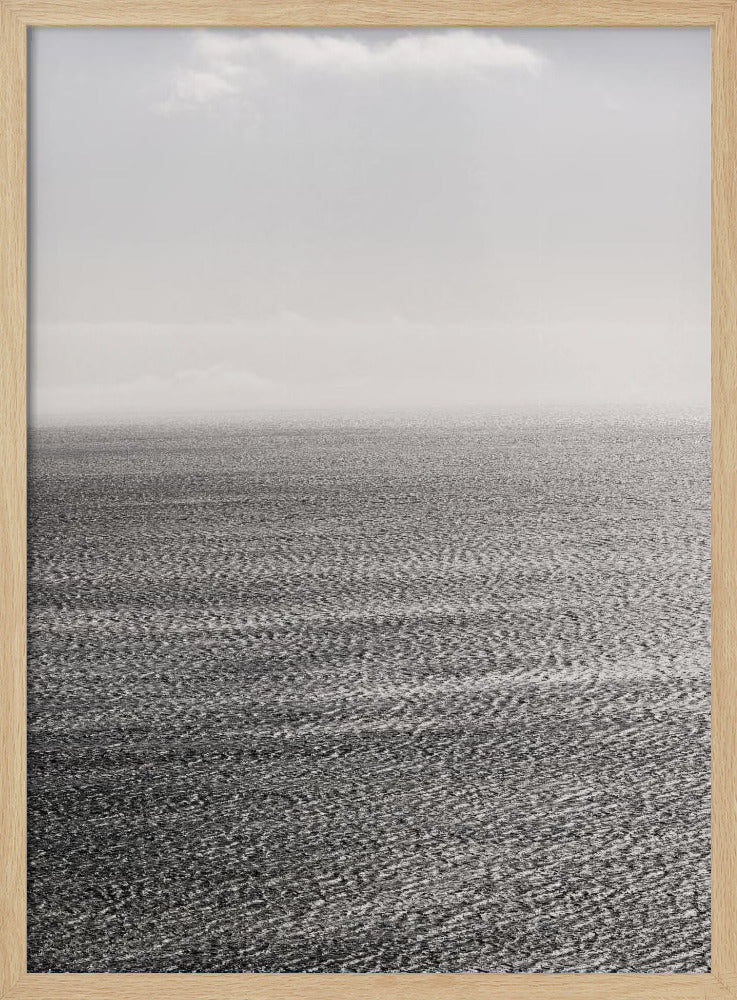 Silbernes Meeresgelassenheit | Poster