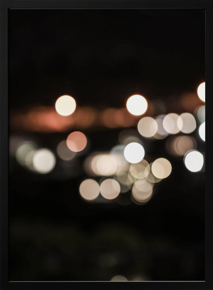 Verschwommene Lichter der Stadt | Poster