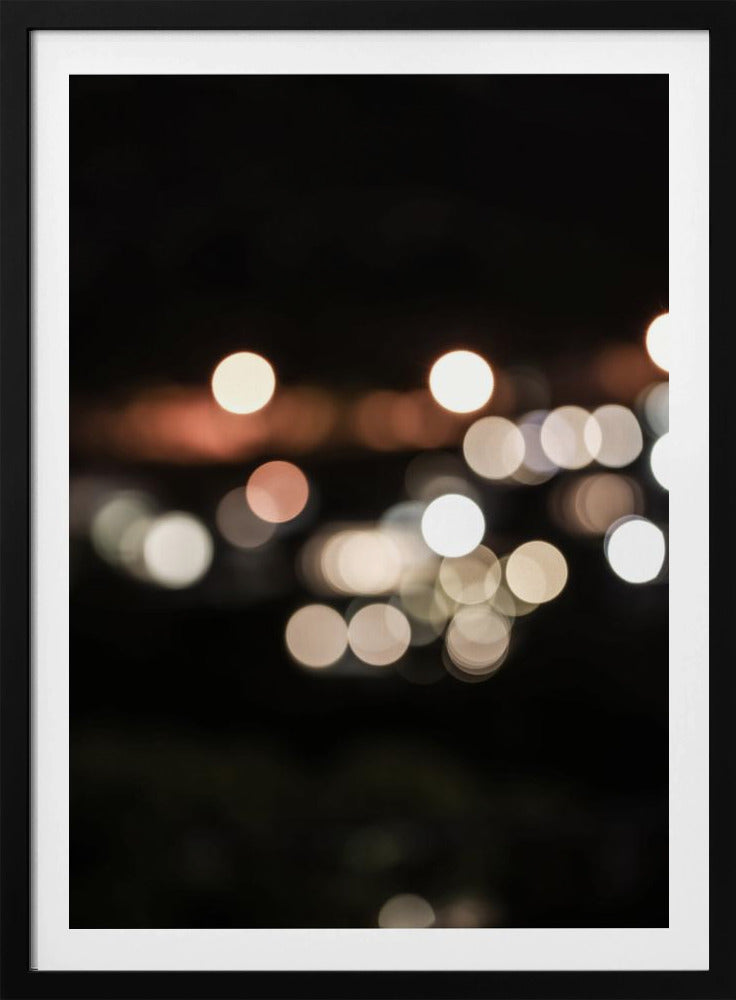 Verschwommene Lichter der Stadt | Poster