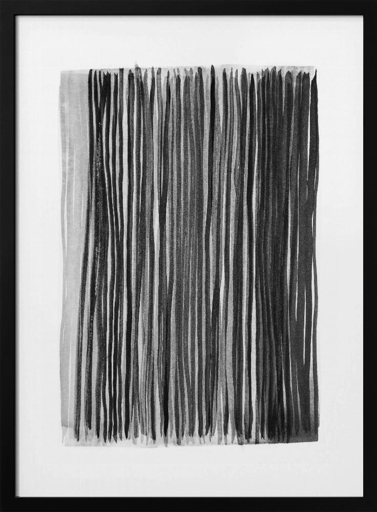 Monochrome Streifen | Poster
