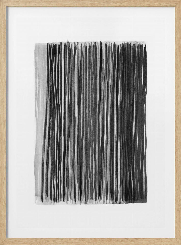 Monochrome Streifen | Poster