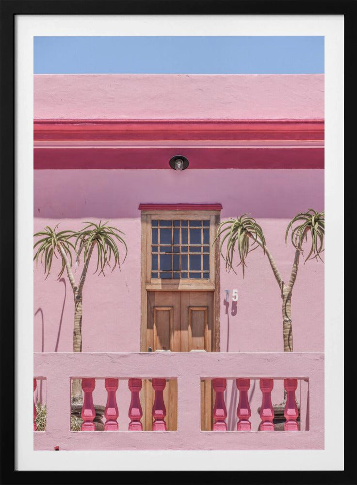 Pfirsichfarbene Fassade | Poster