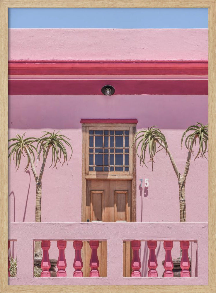 Pfirsichfarbene Fassade | Poster
