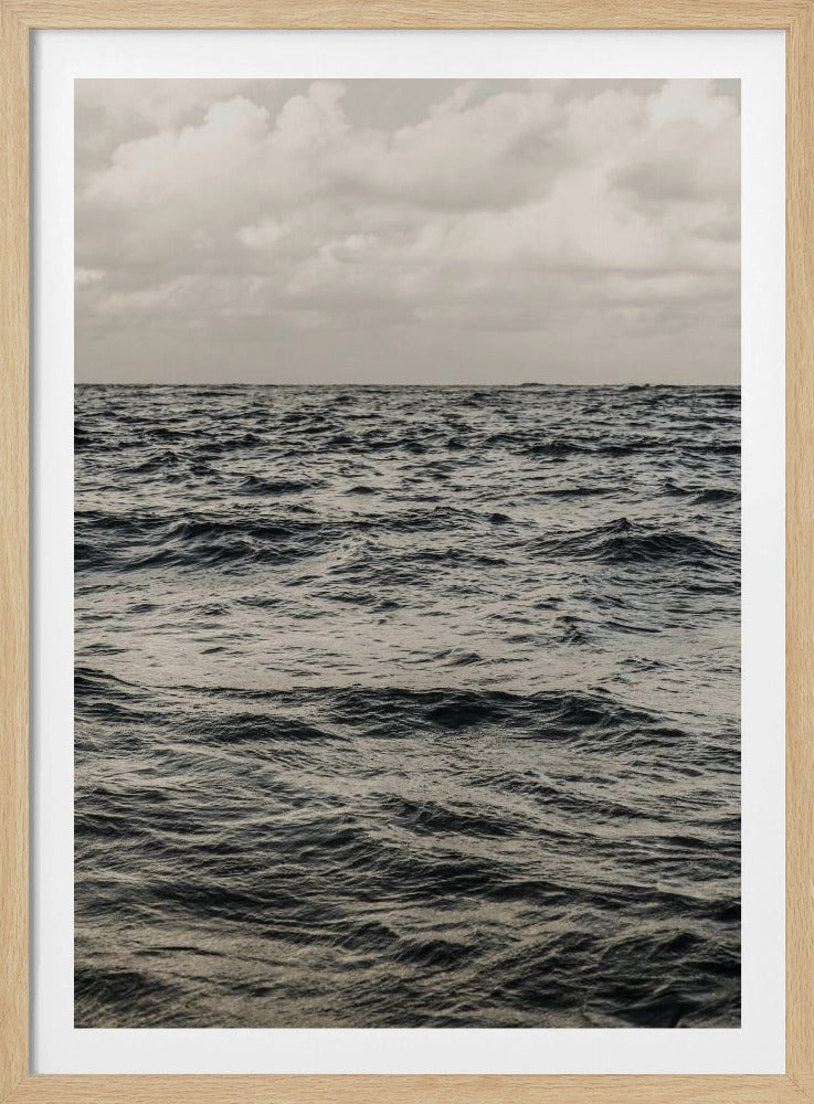 Endlose Horizontwellen | Poster