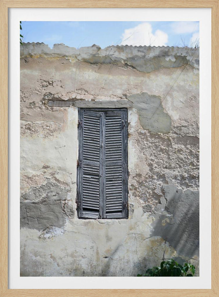 Verwitterte Fensterläden | Poster