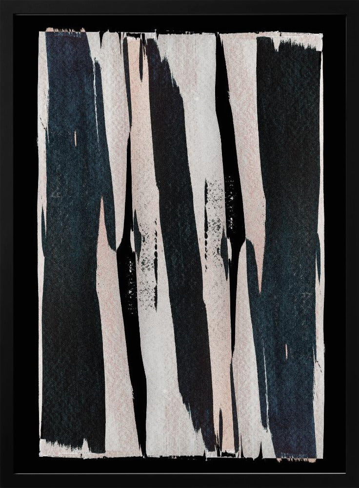 Monochrome Streifen | Poster