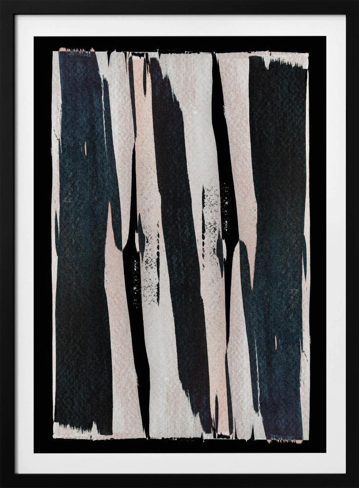 Monochrome Streifen | Poster