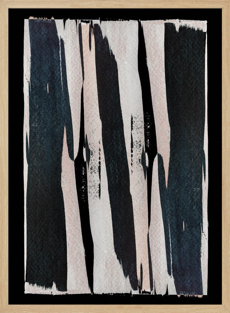 Monochrome Streifen | Poster